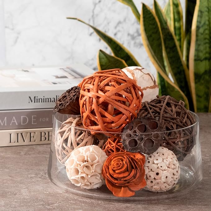 Decorative Vase Filler - Sunset Orange