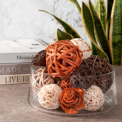 Decorative Vase Filler - Sunset Orange