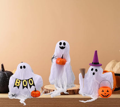 Set of 3 Cute Spooky DIY Ghosts Crafts