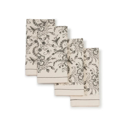 Hand Block Printed Cotton Tablecloths - Multiple Colors