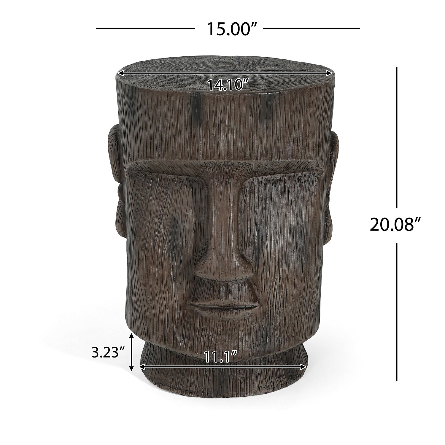 Easter Island Moai Statue Outdoor Table