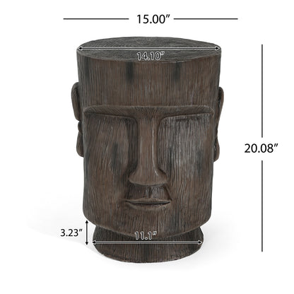 Easter Island Moai Statue Outdoor Table