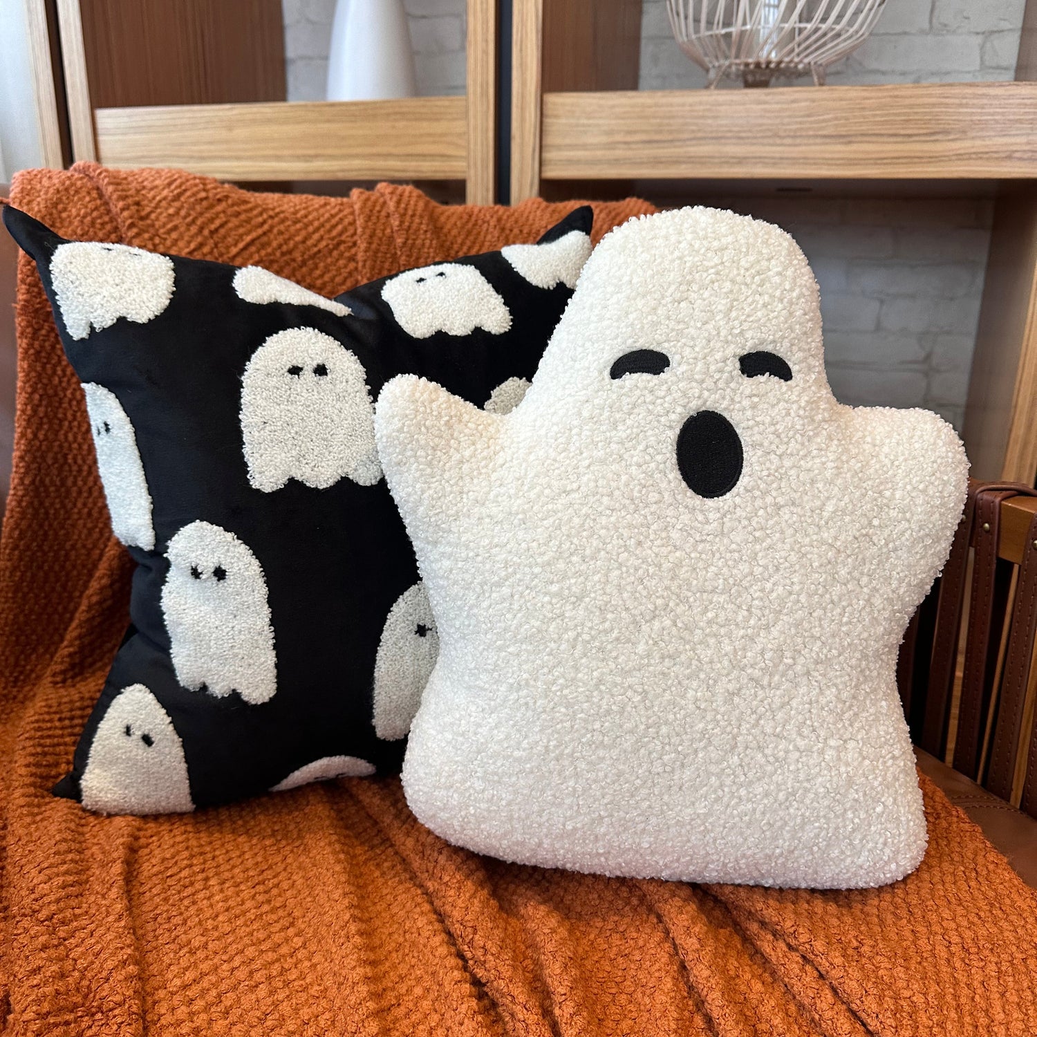 Sherpa Ghost Pillow
