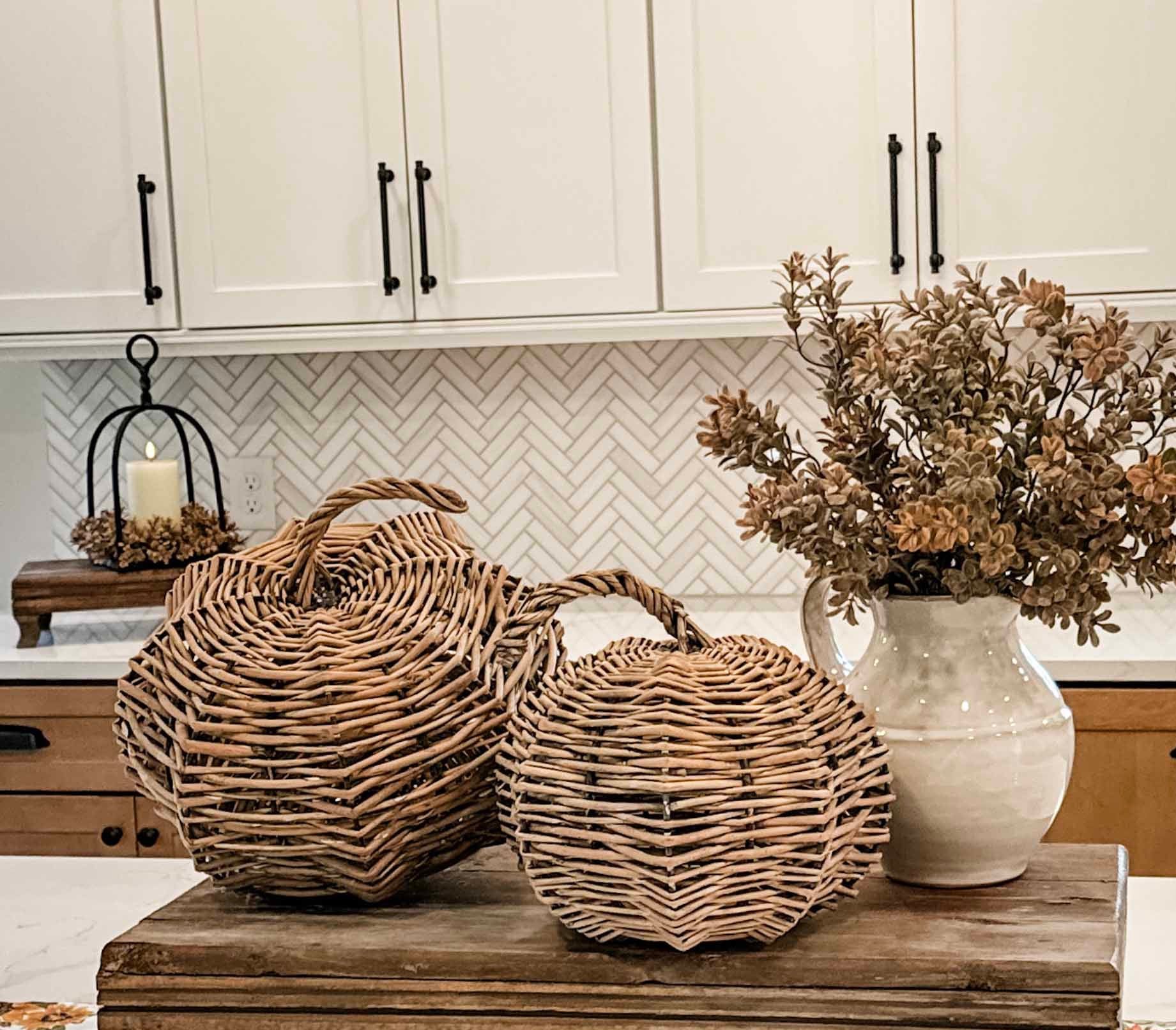 Fall Willow Pumpkin | 2 Sizes