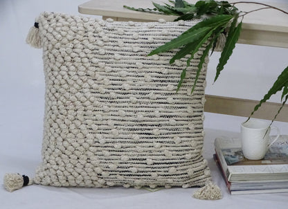 Finch Textured Tassel Pillow - 20 x 20