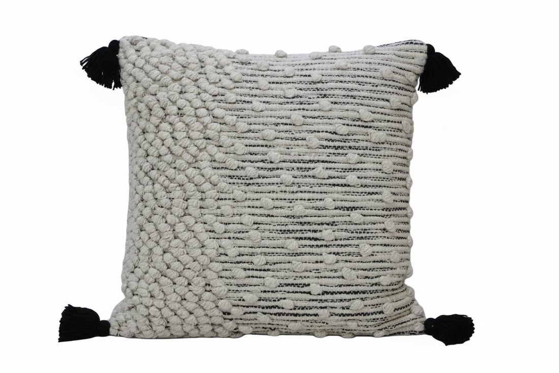 Finch Textured Tassel Pillow - 20 x 20