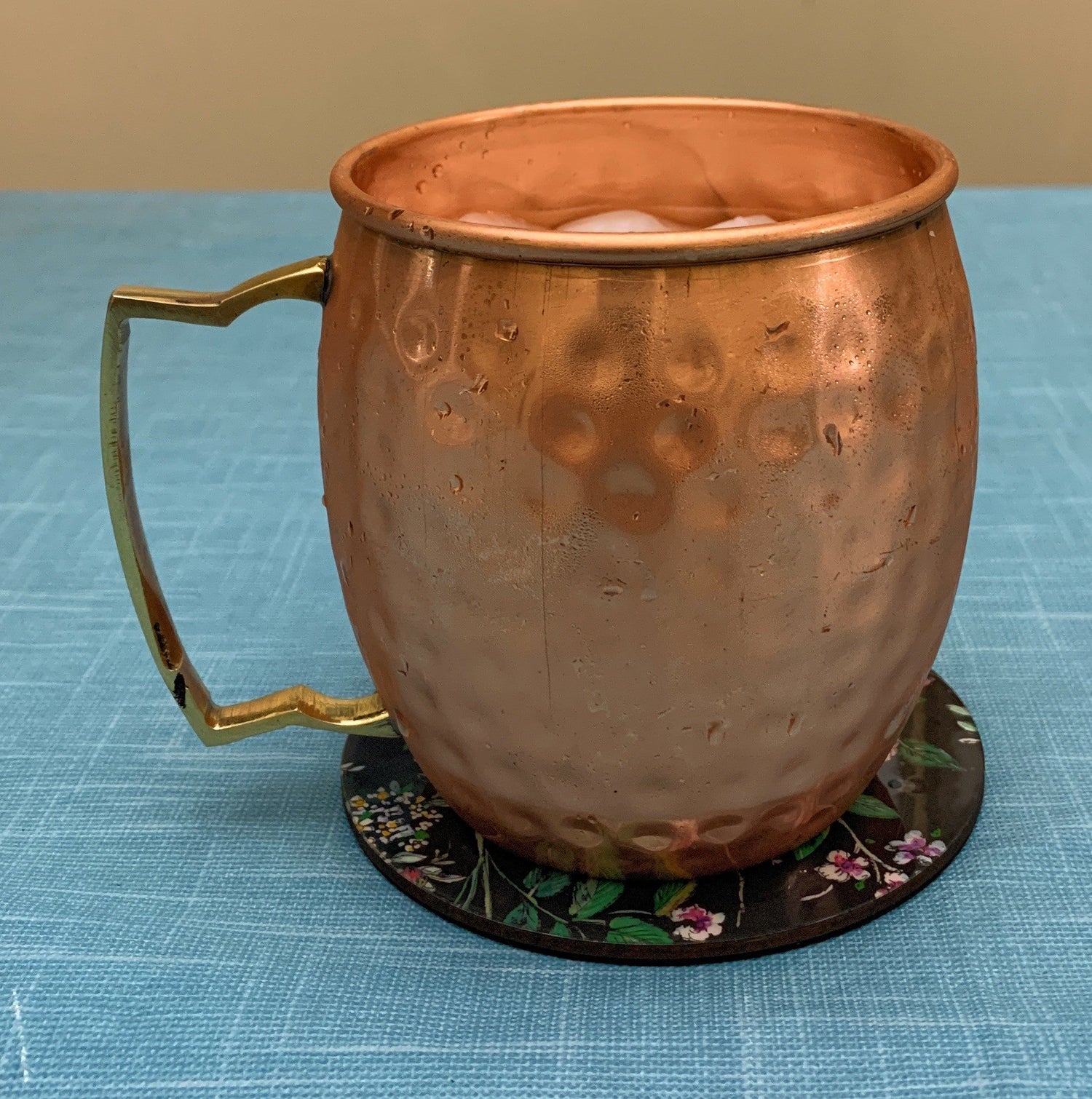 Hammered Moscow Mule Mugs - Set of 2