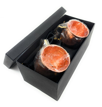 Hammered Moscow Mule Mugs - Set of 2