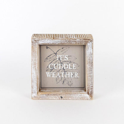 Hey Boo + Cuddle | Double-Sided Wood Sign