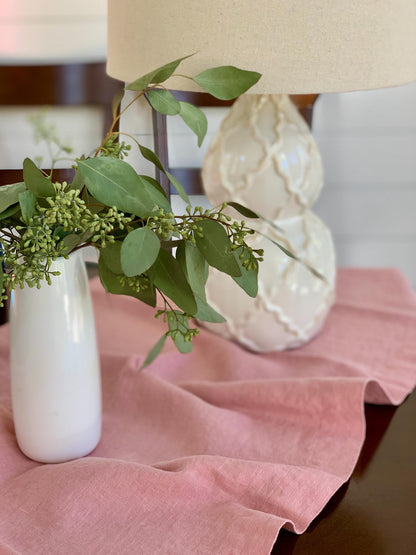 Soft Linen Table Runners - Choose Your Color