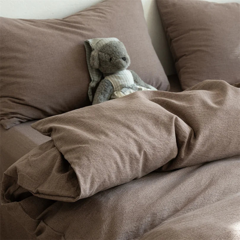 100% Linen Bedding Sets - 4 colors - multiple sizes