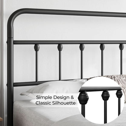 Queen Size Metal Platform Bed Frame