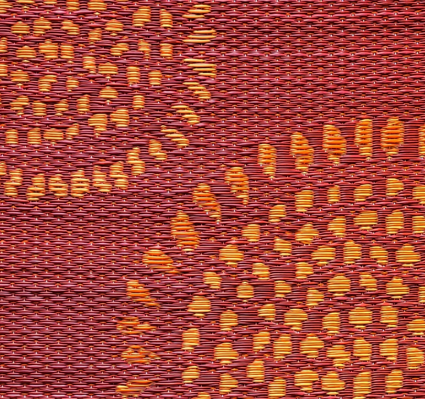 Molly Red/Orange Reversible Outdoor Mat