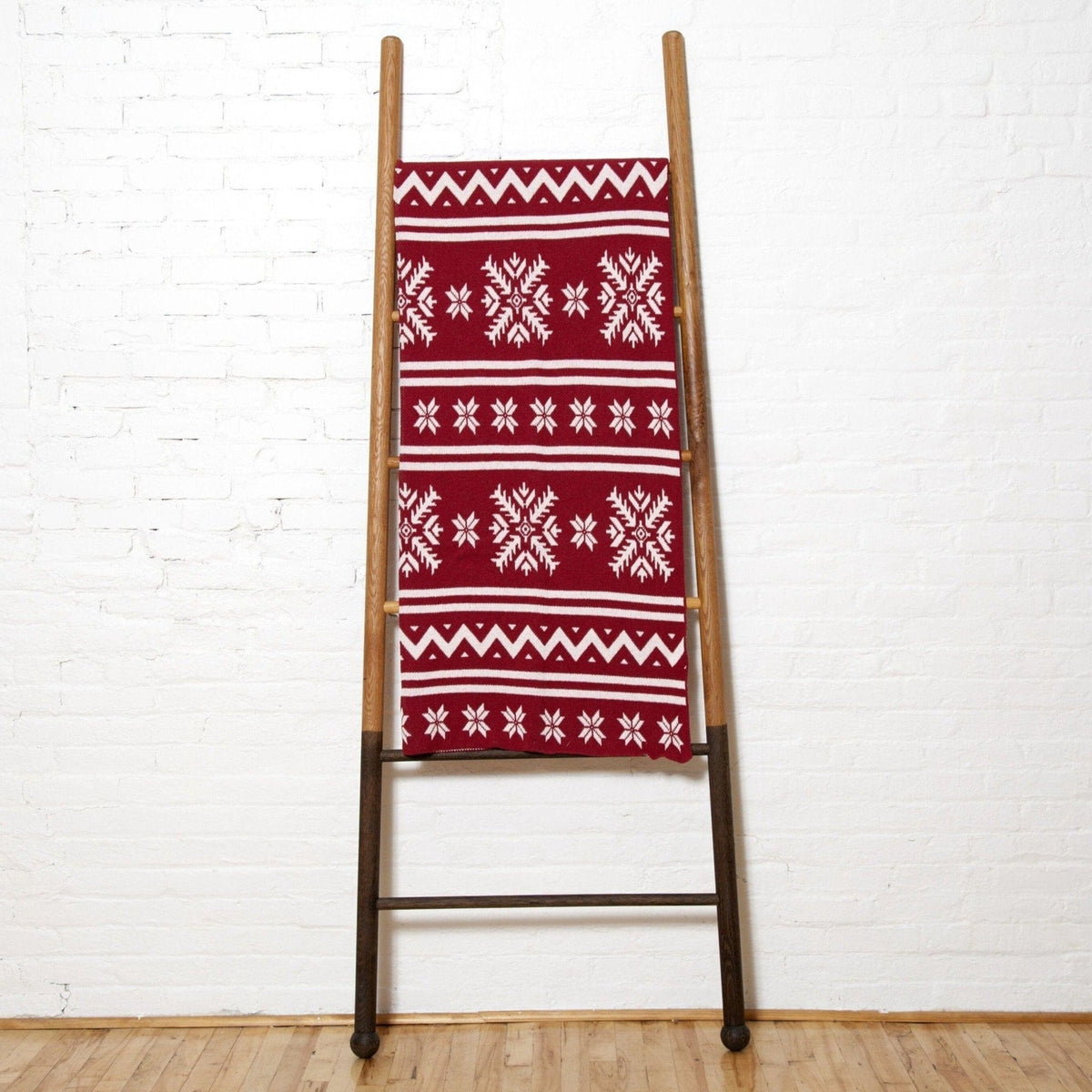Fair Isle - Cotton Sustainable Knit Throw Blanket