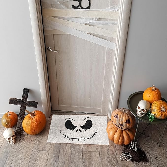 2-pc Nightmare Before Christmas Doormats - Home/Jack Skellington