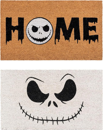 2-pc Nightmare Before Christmas Doormats - Home/Jack Skellington