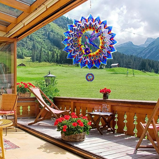 Hummingbird Wind Spinner