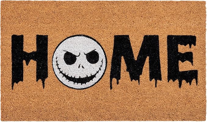 2-pc Nightmare Before Christmas Doormats - Home/Jack Skellington