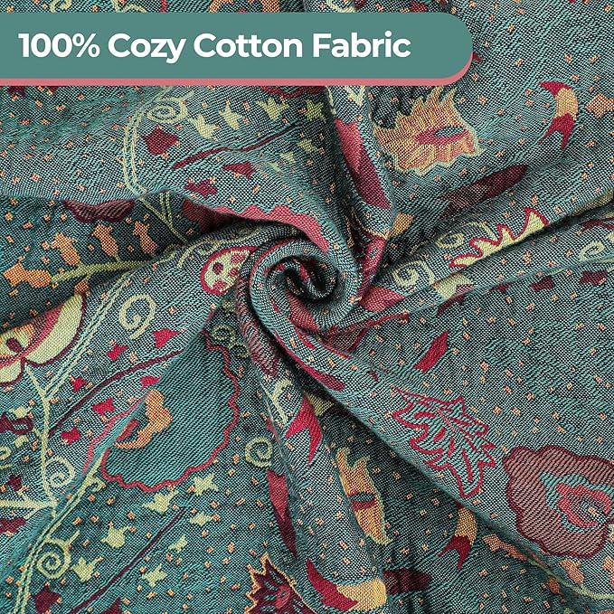 100% Cotton Soft Breathable Reversible Blanket - 80" x 90"