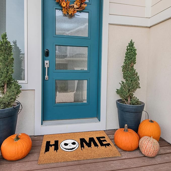 2-pc Nightmare Before Christmas Doormats - Home/Jack Skellington
