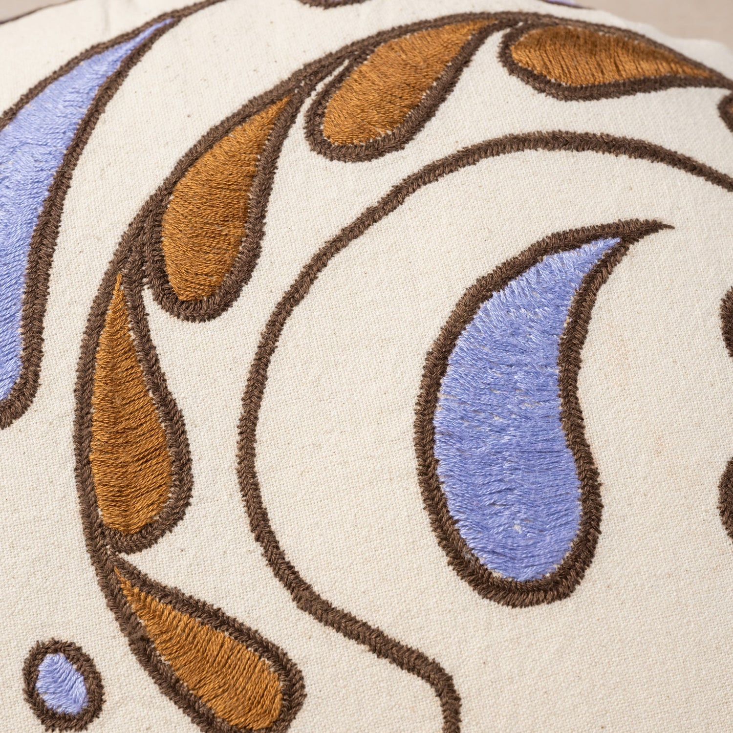 Embroidered Cat Pillow