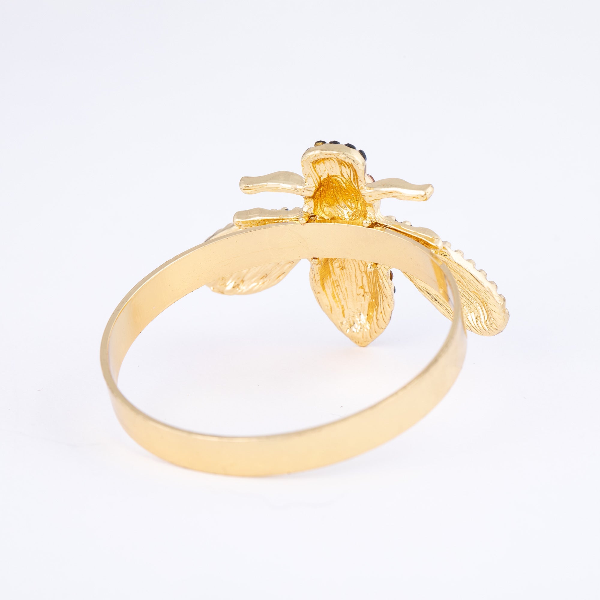 Elegant Bee Napkin Rings - Set of 4