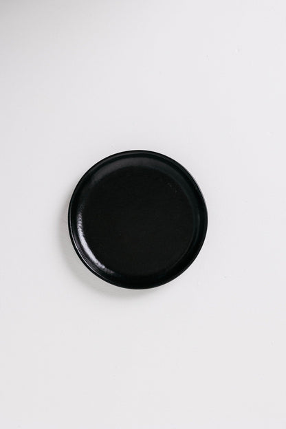 Dusk Appetizer Plate - Matte Black - Set of 6