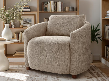 Boucle Barrel Chairs - 2 pc Set