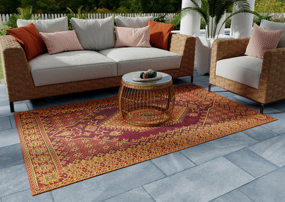Turkish Rust - Handmade Reversible Outdoor Mat
