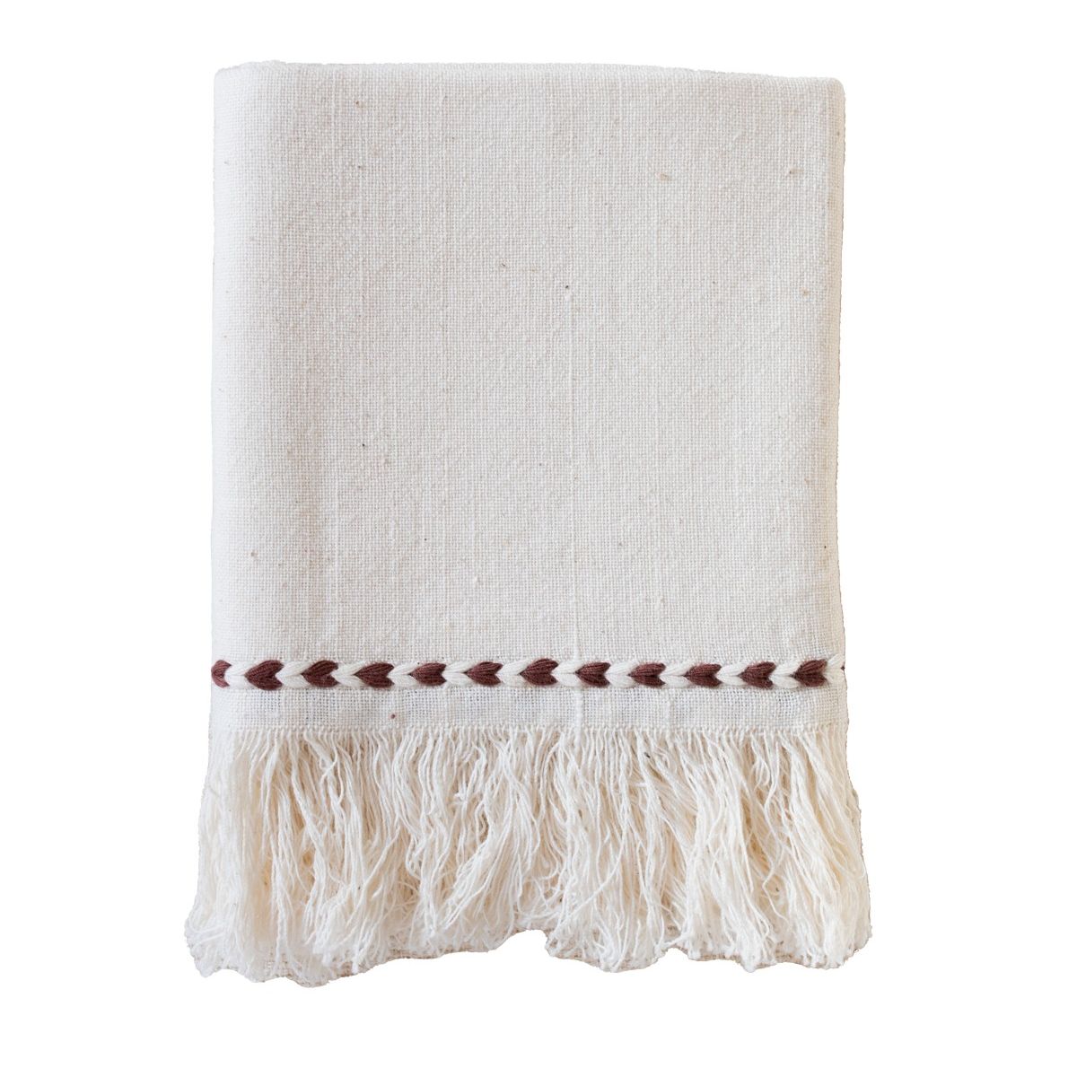 Chocolate Braid Detail Napkin | Set of 2