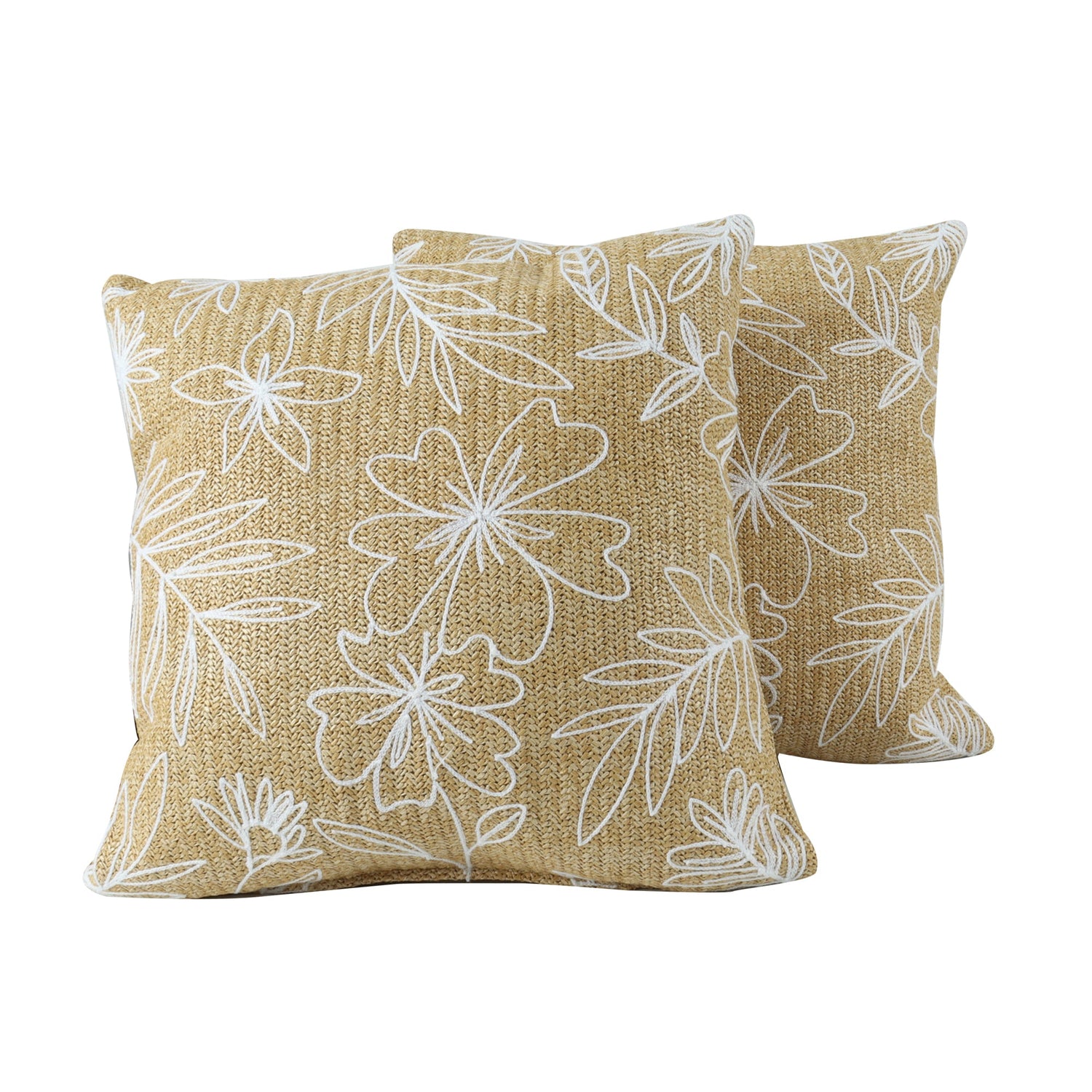 Outdoor/Indoor Throw Pillows - 2 Piece Set