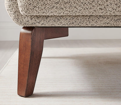 Oversized Upholstered Accent Chair In Greige