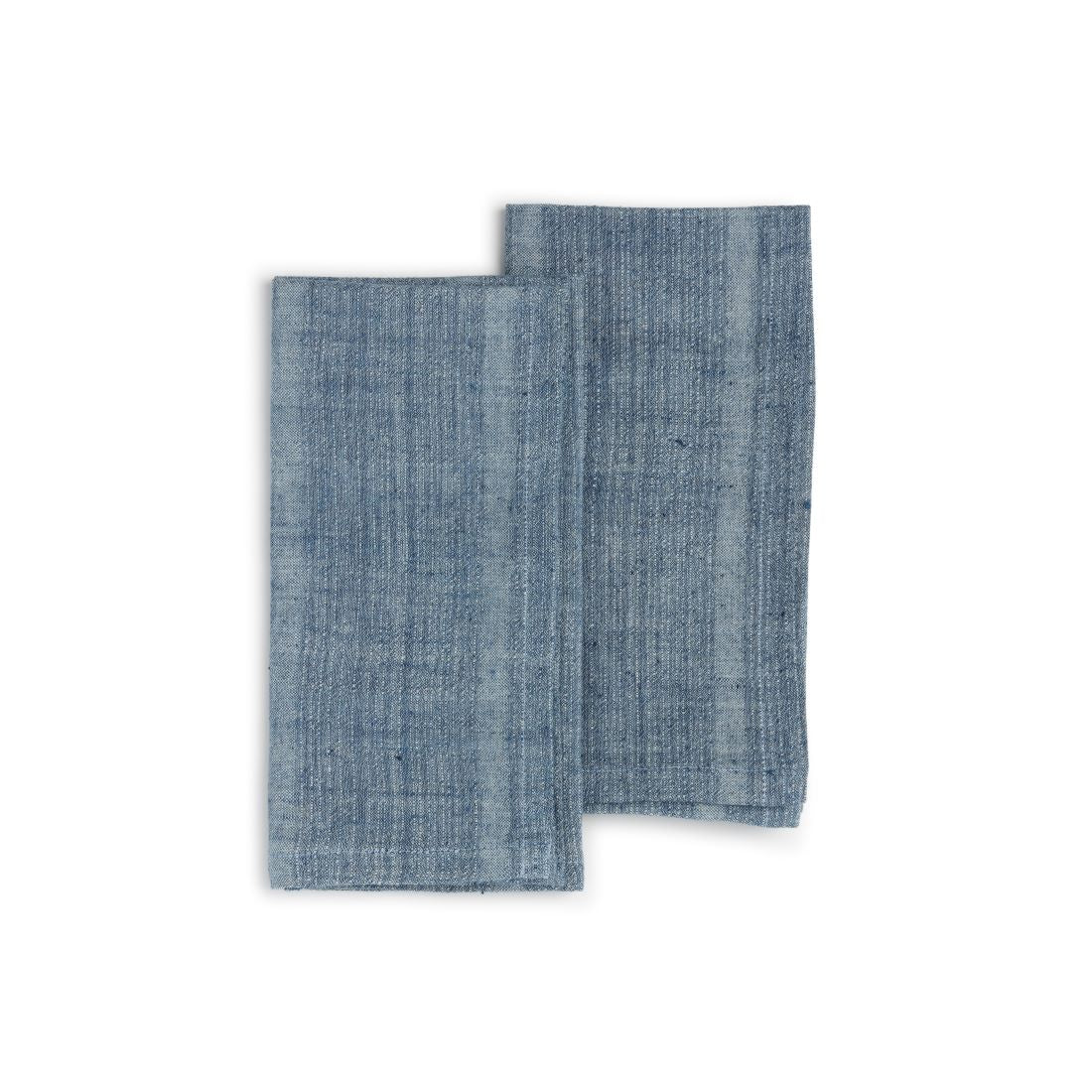 Set of 2 Handwoven Organic Cotton Napkins - 3 Colors