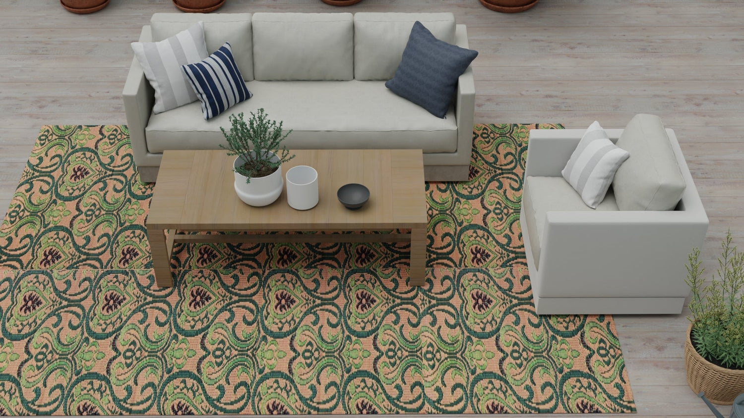 Oasis Green Outdoor Mat