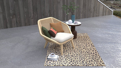 Leopard Natural Outdoor Mat