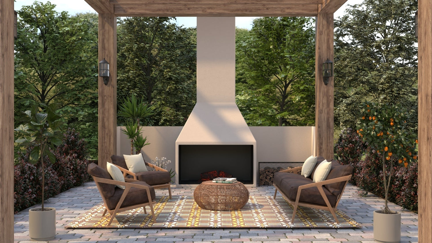 Moroccan Arts &amp; Crafts Outdoor Mat