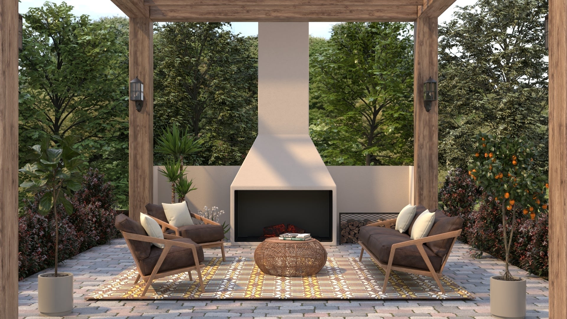 Moroccan Arts &amp; Crafts Outdoor Mat