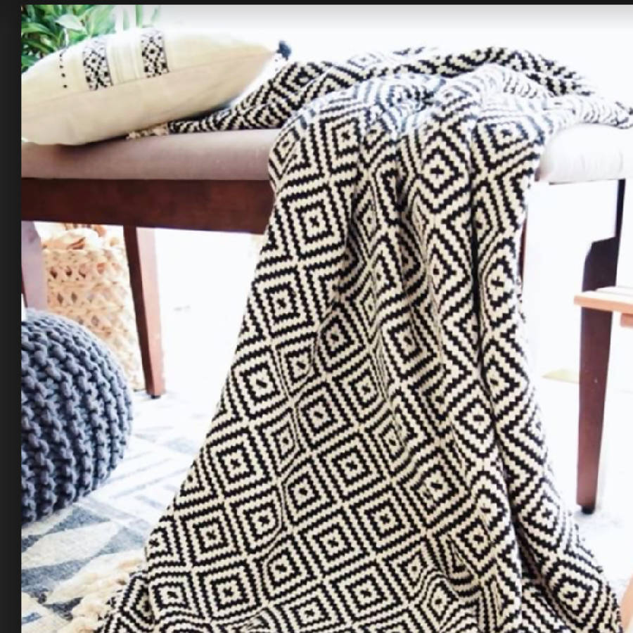 Marie Throw in Black