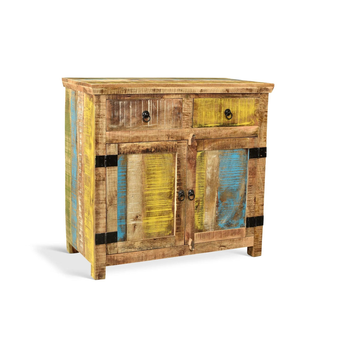 Suman Solid Mango Wood 2 Door Sideboard