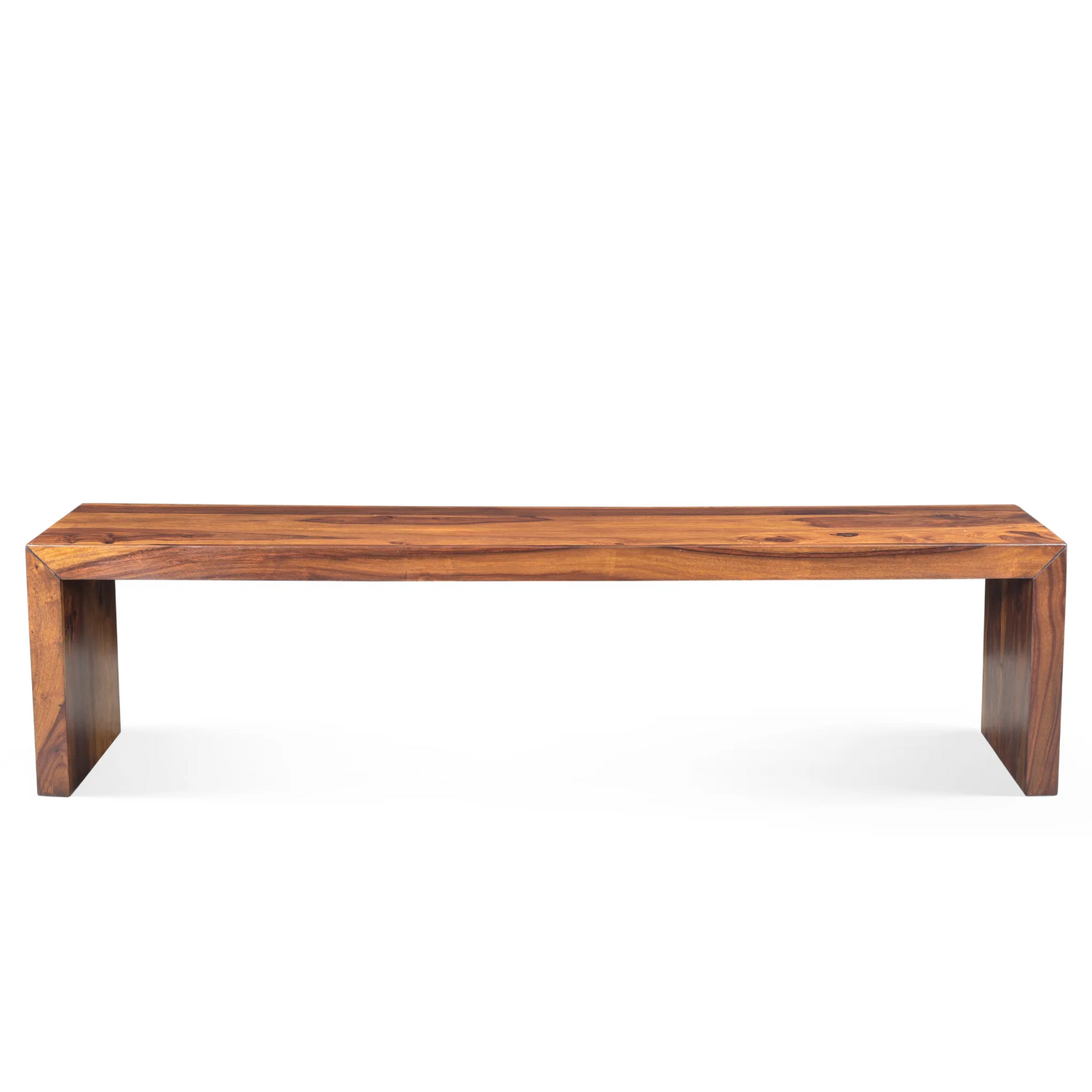Timbergirl Solid Sheesham Wood Bench - 71"