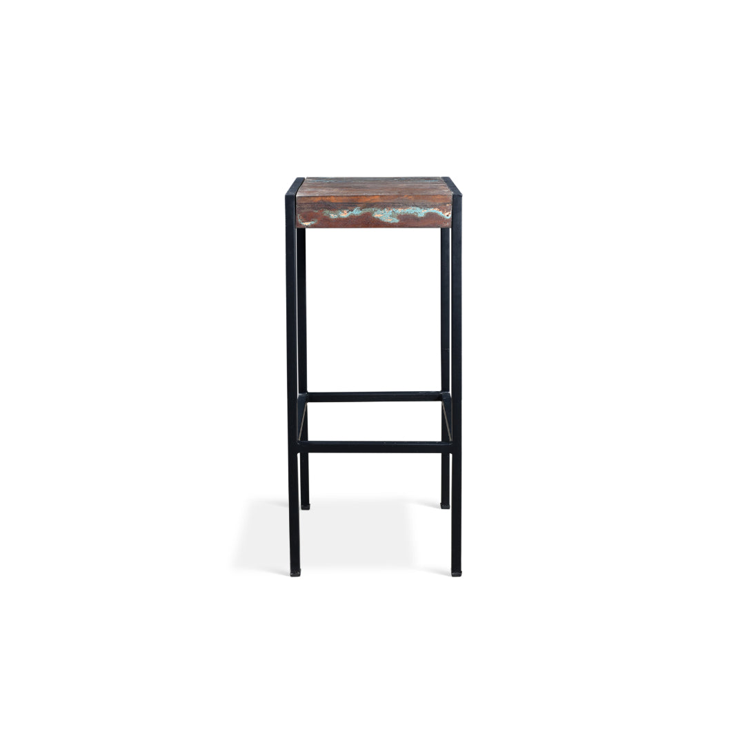 Quebec Reclaimed Wood Stool