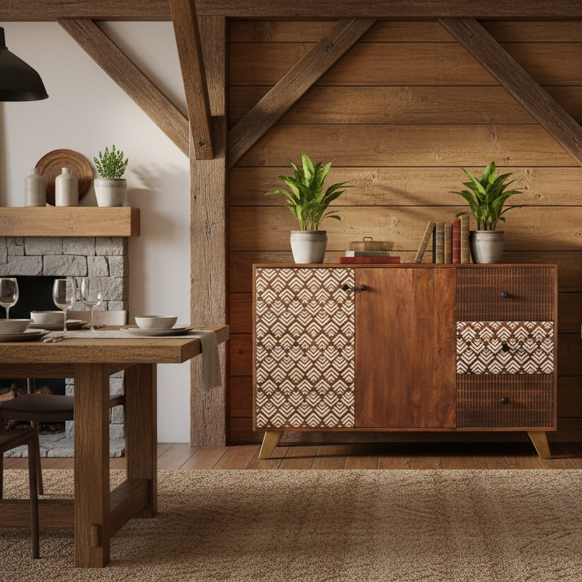 Timbergirl Olga Retro Sideboard