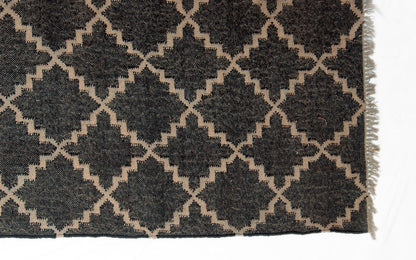 Wool Jute Kilim Rug 5&