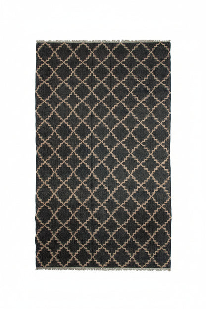 Wool Jute Kilim Rug 5&