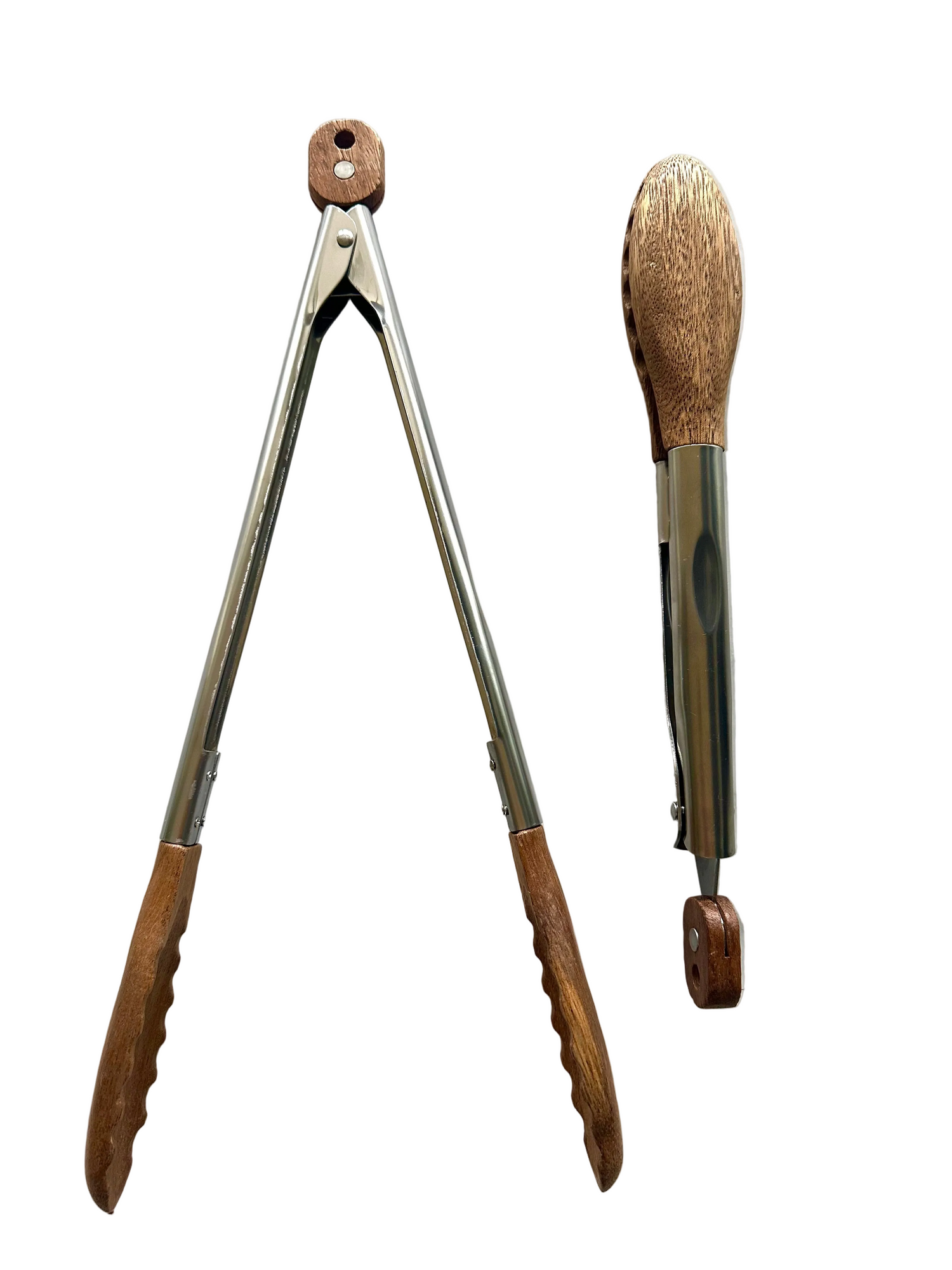 Acacia Wood Tongs - 2 Pc Set