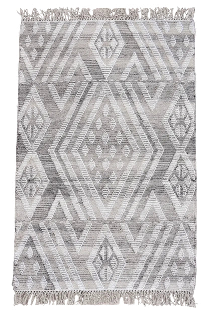 Timbergirl Kilim Sand Wool and Cotton Handmade Rug