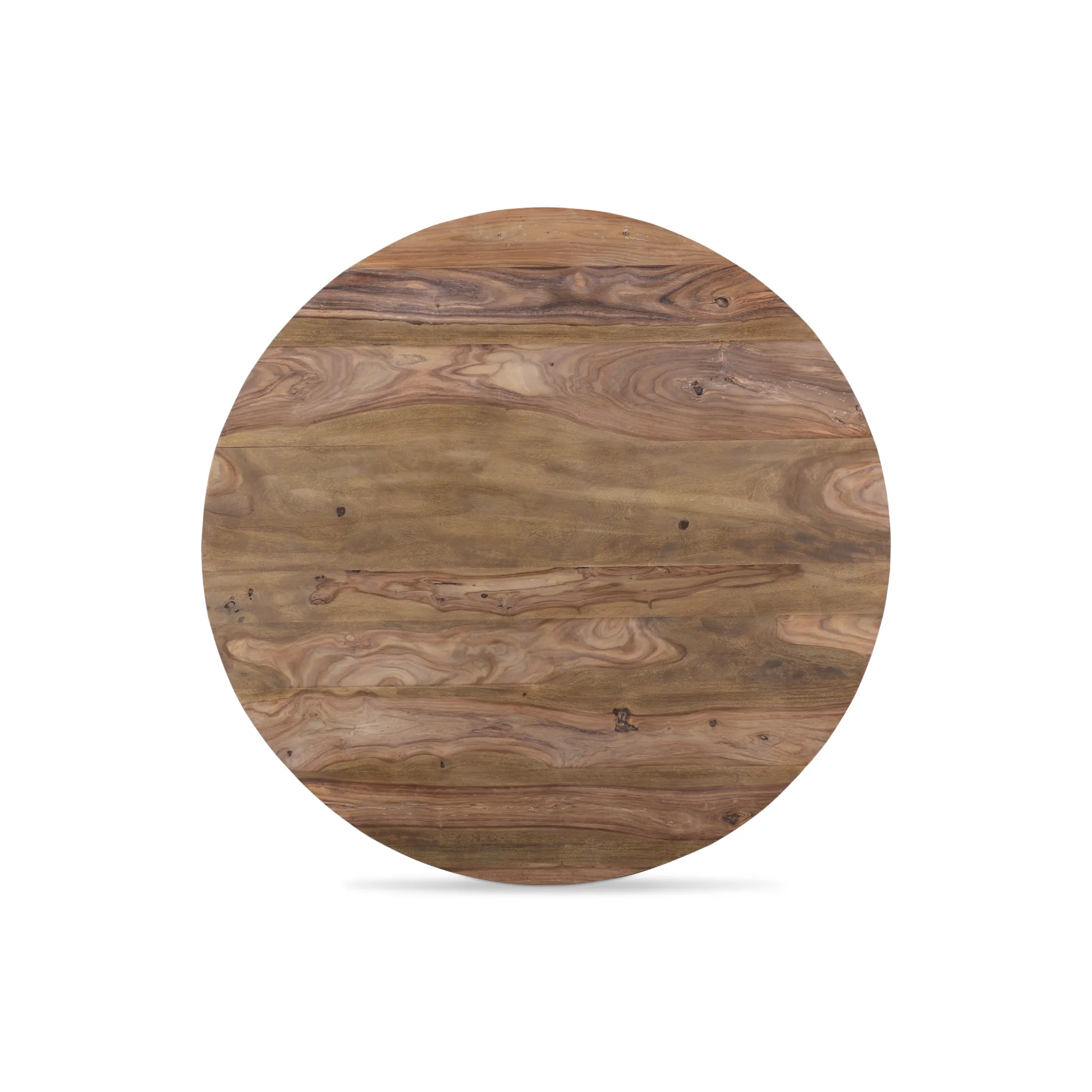 Root Sheesham Wood Round Dining Table