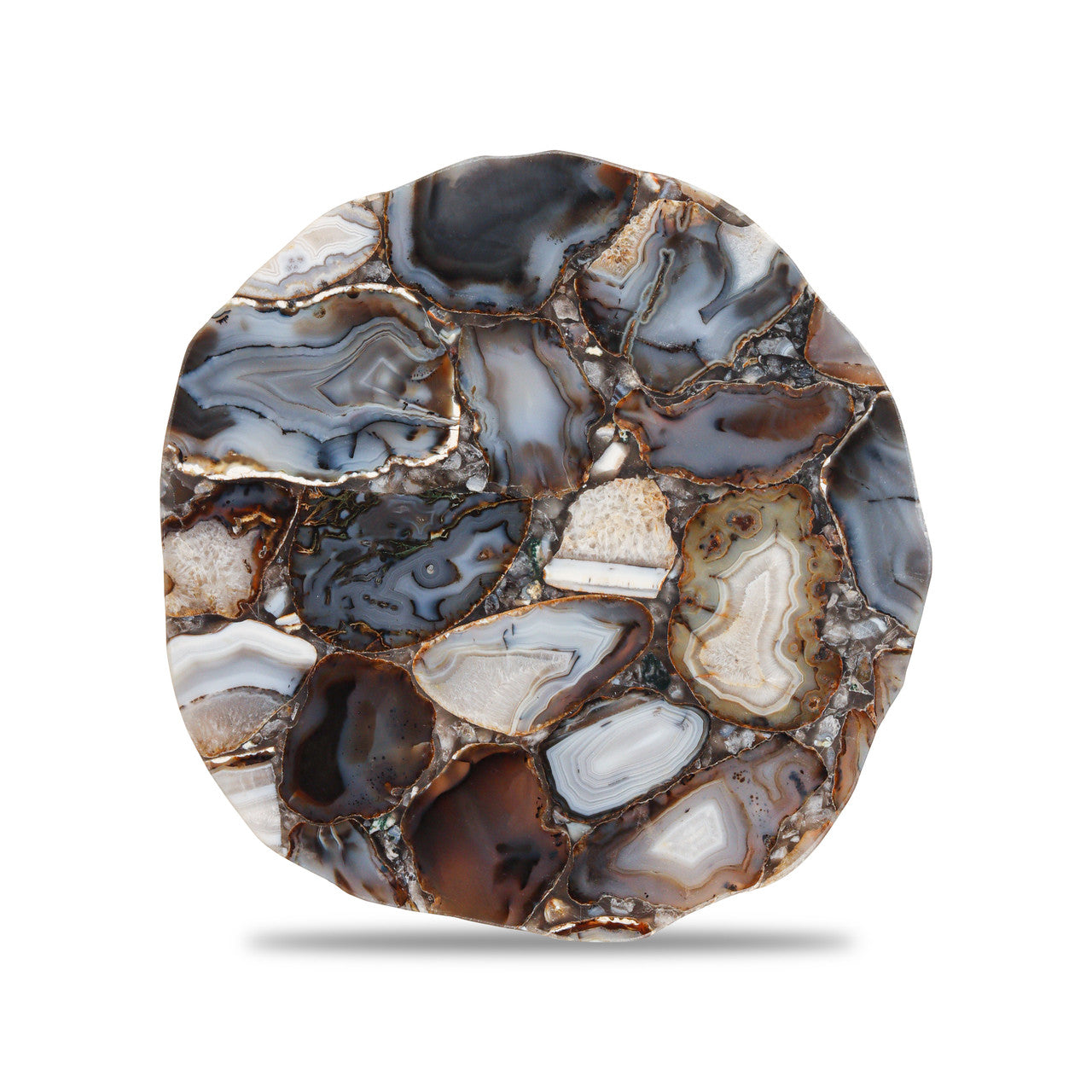 Coral Agate End Table