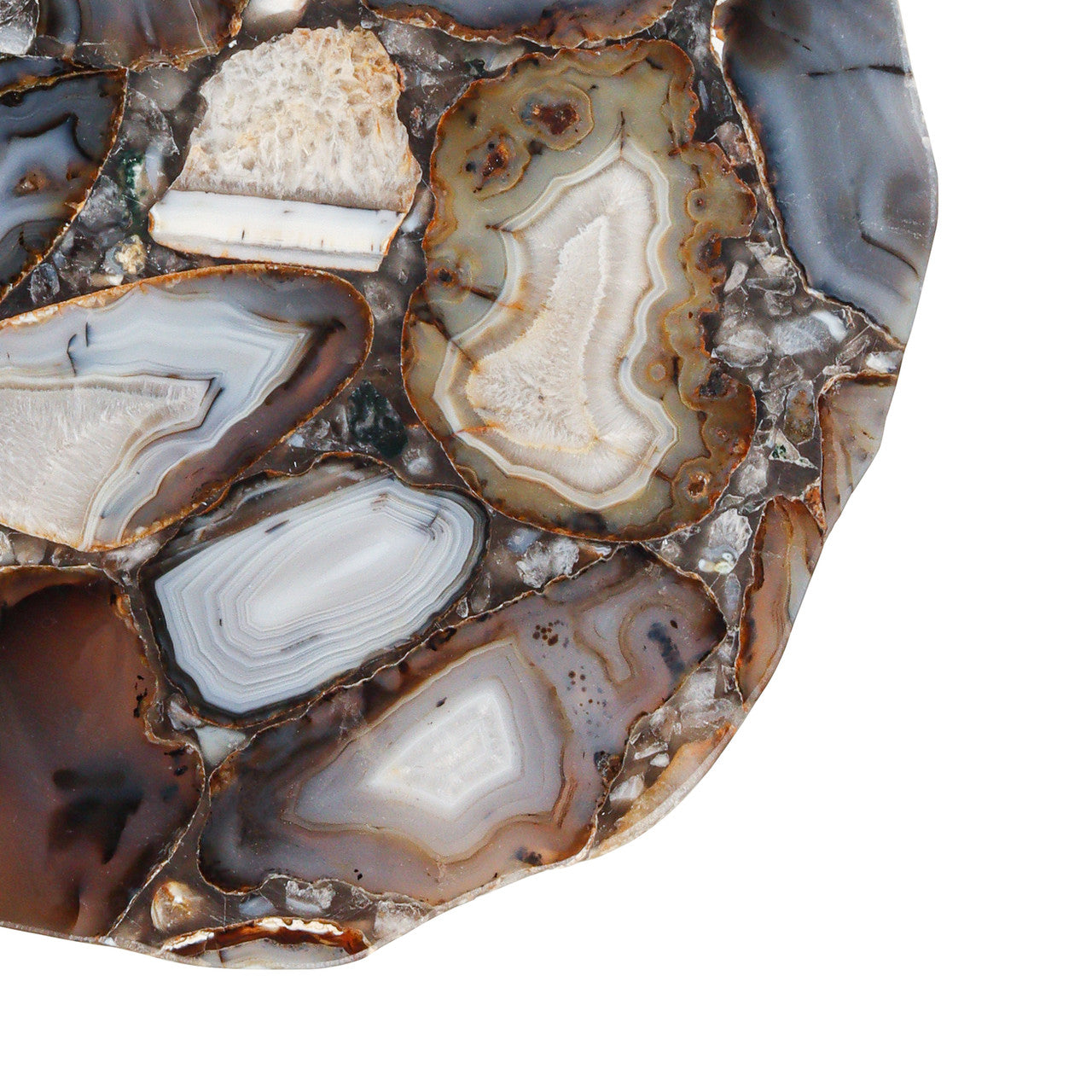 Coral Agate End Table