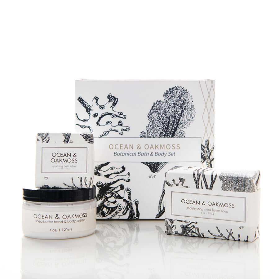 Ocean &amp; Oakmoss - Complete Fragrance Gift Set